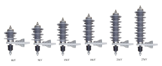 Antipollution Housed lightning arrester without Gaps Nominal Discharge Current 5KA