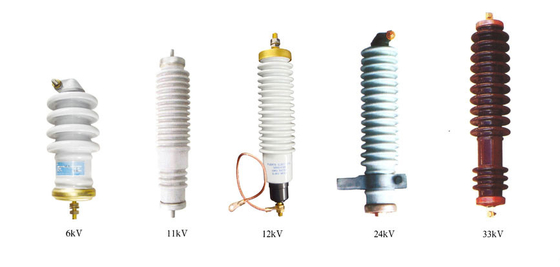 Porcelain Housed lightning arrester without Gaps Nominal Discharge Current 5KA