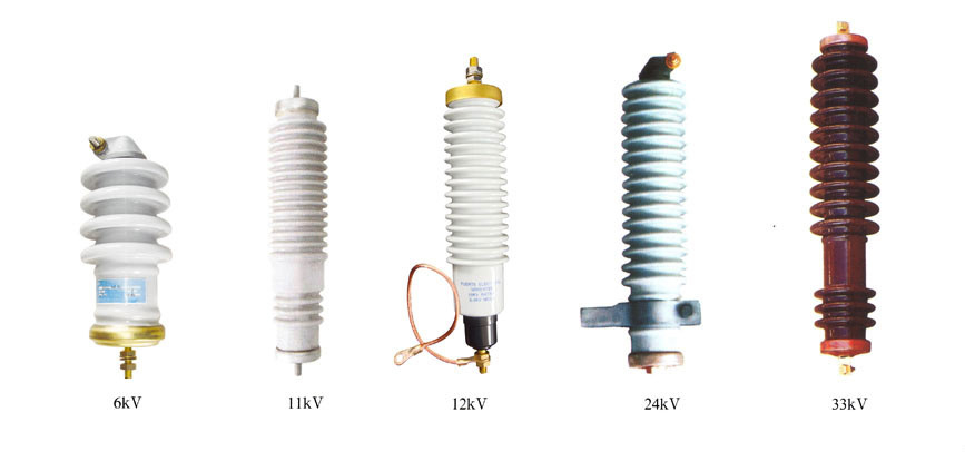 Porcelain Housed lightning arrester without Gaps Nominal Discharge Current 5KA