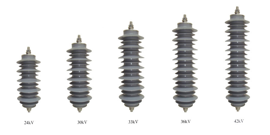 Antipollution Housed lightning arrester without Gaps Nominal Discharge Current 10KA